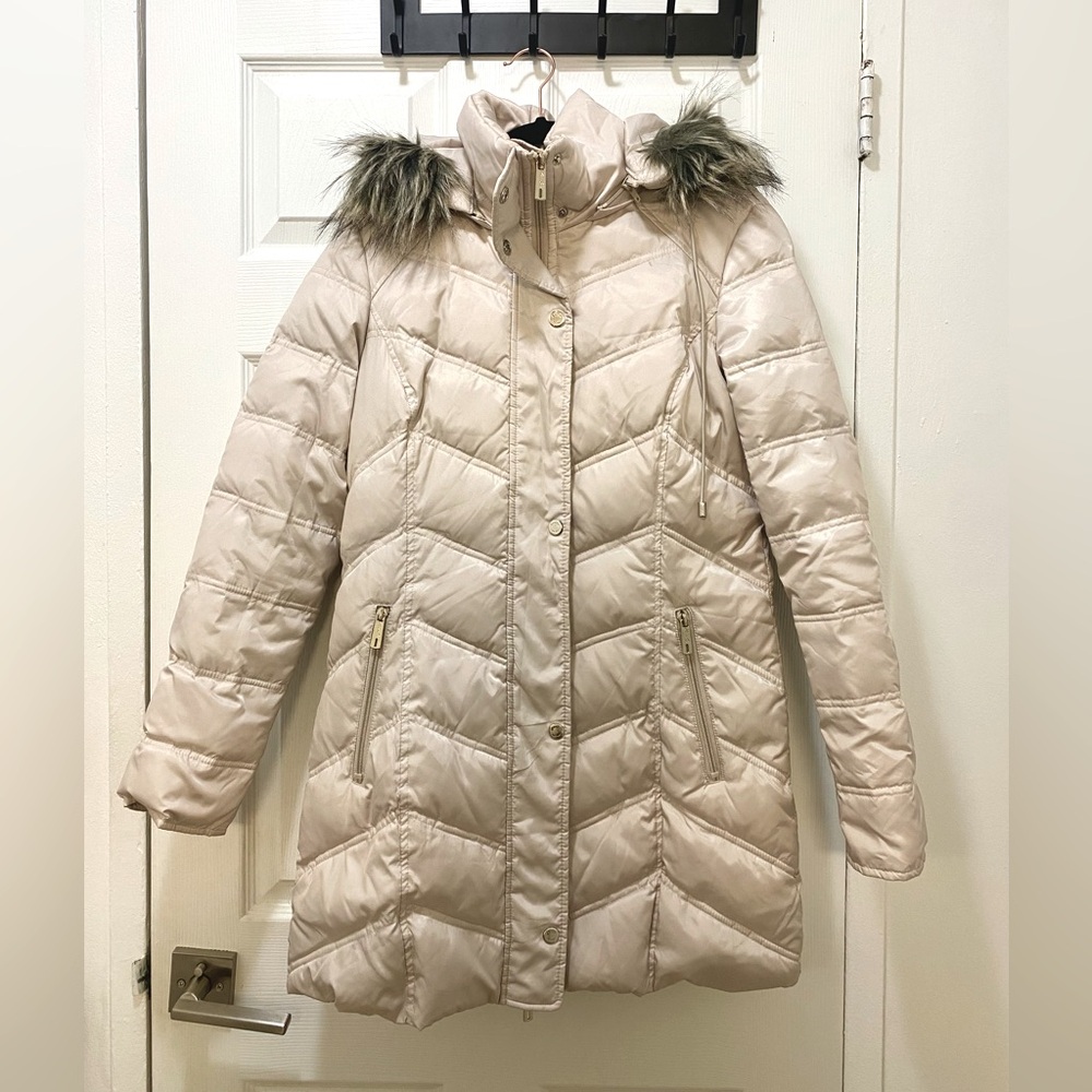 Kenneth Cole Off-white Puffer Jacket
